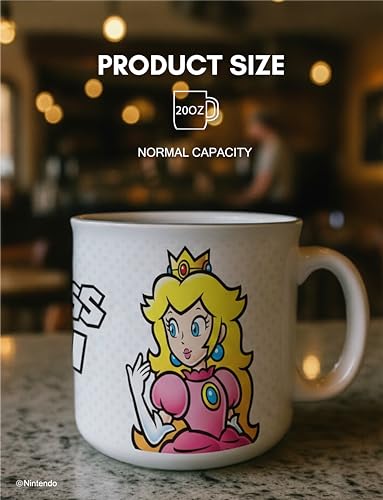Taza cerámica Super Mario Princess Peach 20oz miniatura 7