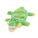 Outward Hound Squeaker Matz Plush Gator Dog Toy, Small