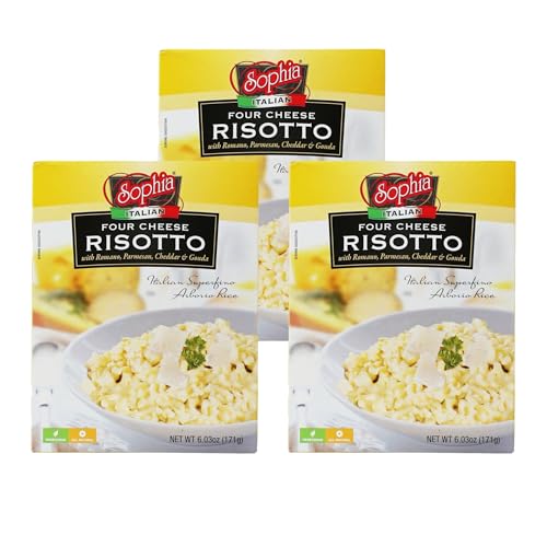 Sophia Risotto - Four Cheese 6.03oz (3-pack) | Gourmet Italian