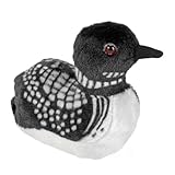 Wild Republic Audubon Birds Common Loon Plush with Authentic Bird Sound, Stuffed Animal, Bird Toys for Kids & Birders