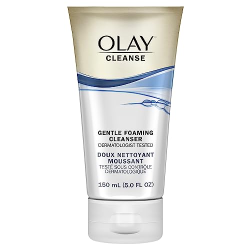 Olay Face Wash Gentle Clean Foaming Cleanser, 5 fl oz - Pack of 3 (package may vary)
