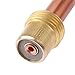 Mtsooning 5PCS 45V26 2.4mm(3/32inchs) Gas Lens Collet Body Copper Consumables KIT for TIG Welding Torch 17,18 and 26 Series