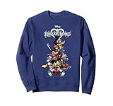 20DNKH00021A-002 Disney Kingdom Hearts Group Shot Action Pose Logo Felpa