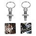 Vaguelly 2pcs Spring-Loaded Plunger Pull Pin Stainless Steel Locking Pin for Safety Industrial Use