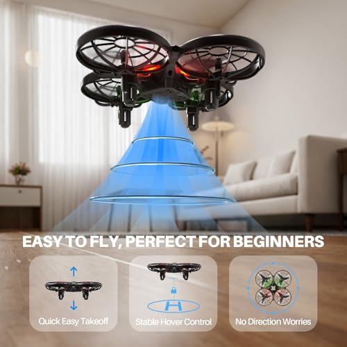 SYMA Drone for Kids 8-12 with Automatic Obstacle Avoidance, 20 Mins Flight Time(2 Batteries), One-Key 360°Flips and Altitude Hold, Safe Indoor Flying Toys for Boys and Girls - Image 6