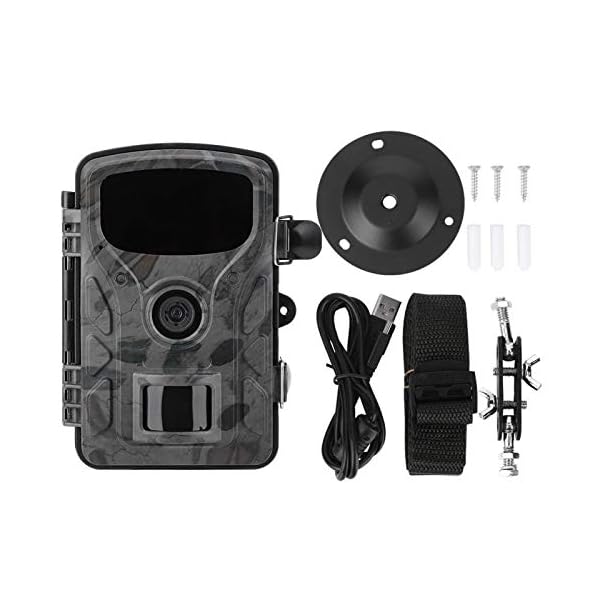 Jopwkuin Infrarot Wildkamera 32GB Speicherkarte Trail Camera, für die Jagd – Bild 3