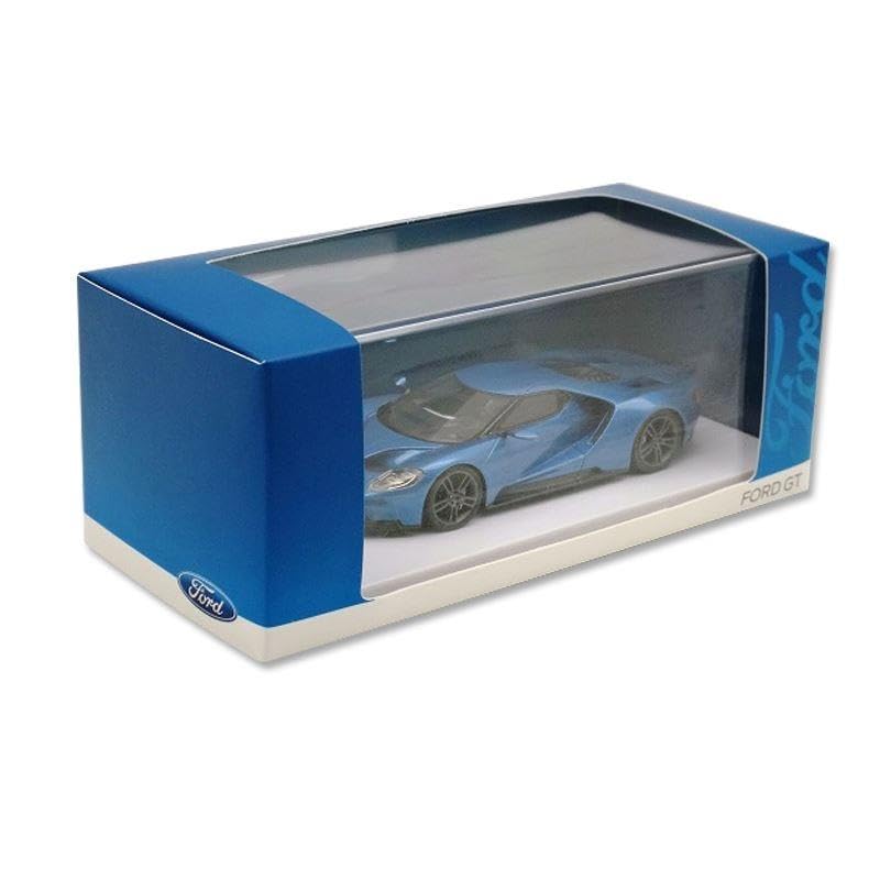 Ford GT Modellauto Blau 1:43