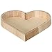 Produktbild Artemio VIPPC Tablett, Herzform, Holz, Beige, 21 x 3,5 x 22 cm