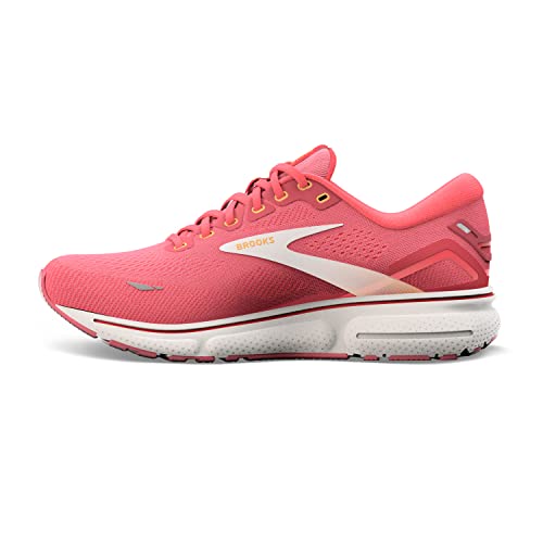 Brooks Brooks Women's Ghost 15 Neutral Running Shoe - Slate Rose/Fiery Coral/White - 5 Medium
