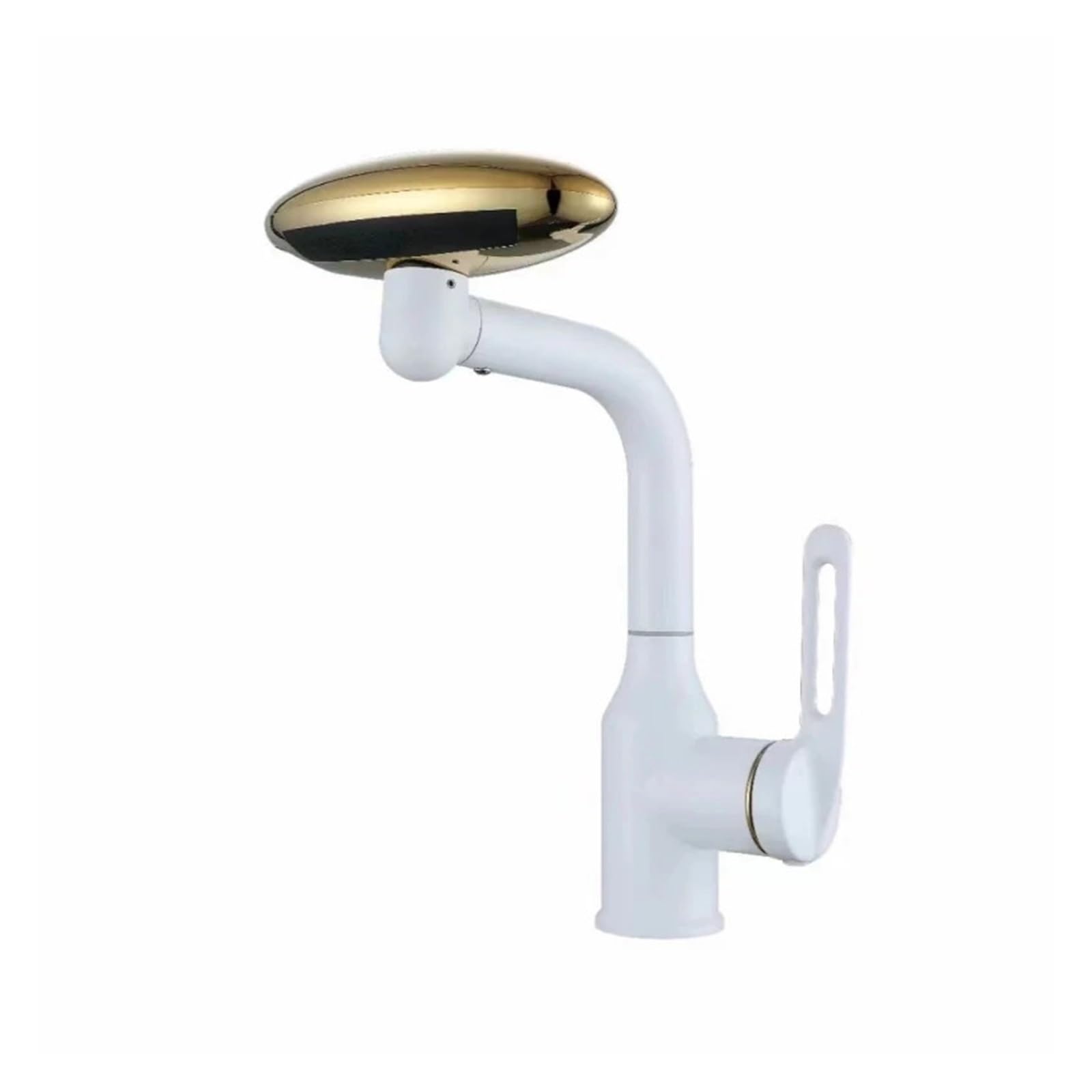 Jvddi Bianco Multi Functional Waterfall Basin Faucet 4 Modes Stream Sprayer 360° Rotation Hot Cold Water(Bianco)