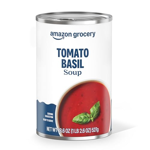 Amazon Grocery, Tomato Basil Soup, 18.6 Oz