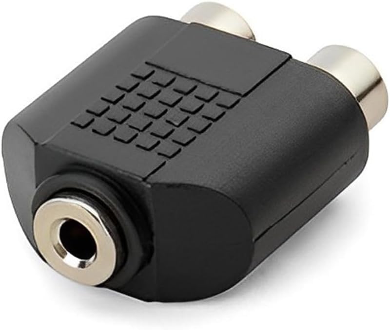 DARAHS RCA to AUX Connector Stereo Female Jack Connector Nickel Plated 3.5mm Female to 2 RCA Splitter Cable Adaptor for Amplifiers, Subwoofers, Speaker Cables, AV receivers, CD players (Pack of 2) (B0CZRQJNF2) Amazon Price History, Amazon Price Tracker