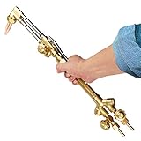 Medium Duty Cutting Torch, Acetylene Oxygen Cutting Tools, Welding Cutting Torch Kit with CA1350 cutting attachment and 100FC torch handle