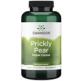 Swanson Prickly Pear Cactus Opuntia 650 Milligrams 180 Capsules