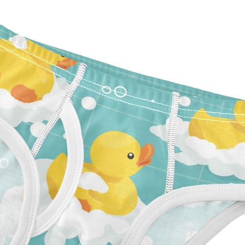 KLL Cute Yellow Rubber Ducks Ducklings Soap Baby Boys Soft Briefs Underwear Cute Undies4