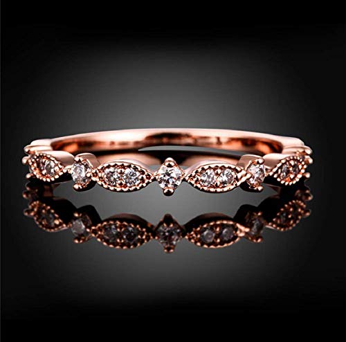 Bracelet de mariage et bague torsadée pour femmes, le cadeau idéal de taille 6-10