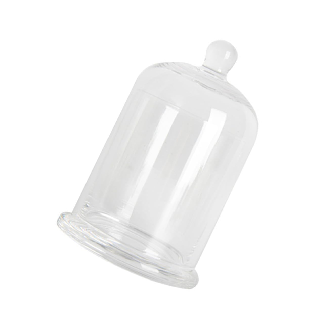 Couvre-bougies dôme transparent Toyvian en verre résistant pour décoration
