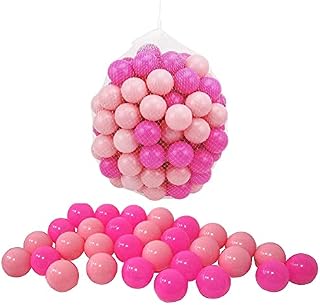 Ram® 100 X Pink Soft Plastic Play Pit Balls For Indoor Outdoor Swimming Pool Trampoline Play Toy