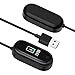 MiPhee 2-Pack Charger Cable for Mi Band 4 USB Charging Xiaomi 4 Smartwatch, 0.65 ft + 3.3 ft