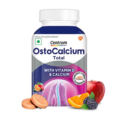 10% OFF on Centrum OstoCalcium Total Chewable Tablets for Women & Men | Vitamin D & Calcium Tablets to support Strong Bones, Joints & Muscles |30 Tablets 10% OFF on Centrum OstoCalcium Total Chewable Tablets for Women & Men | Vitamin D & Calcium Tablets to support Strong Bones, Joints & Muscles |30 Tablets