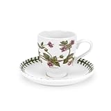Portmeirion Botanic Garden - Coffee Cup & Saucer (Traditional Shape) - Pimpernel