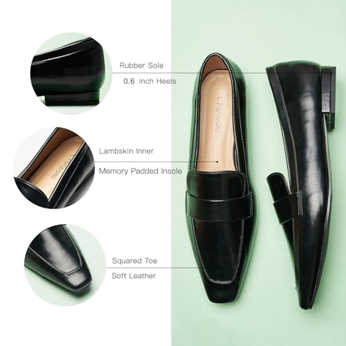 Image of C.Paravano Women's Loafer Flat | Loafers for Women | Slip-on Flats Shoes | Business Casual Shoe | Slip-on Penny Loafers for Women