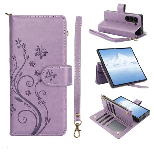 Protégez votre Samsung Galaxy Z Fold4 5G grâce à cet étui portefeuille violet