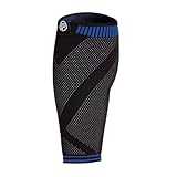 Pro-Tec Athletics 3D Flat Premium Calf Sleeve, Medical Grade Compression with 3D Shaping for Customized Fit, Targeted Muscle Support, Breathable Stretch Fabric allows Full Range of Motion, Large