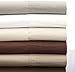 Amazon Brand – Pinzon 400-Thread-Count Pleated Hem Egyptian Cotton Sheet Set - California King, Truffle