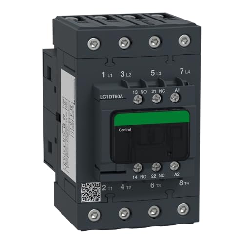 Contacteur LC1DT60AF7 TeSys robuste à 4 pôles 60 A pour armoire électrique