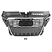 YIHGJJYP Griglia Anteriore a Nido d'Ape per Auto, Adatta per Audi A3/S3 8P 2009 2010 2011 2012 2013 Nuova, griglia di aspirazione dell'Aria del paraurti del radiatore Accessori modificati, ABS
