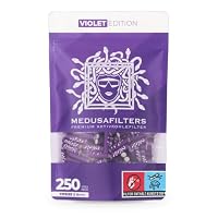 Medusafilters – Medusafilters 250 Stück Aktivkohlefilter 6mm Slim – Kokos-Ak