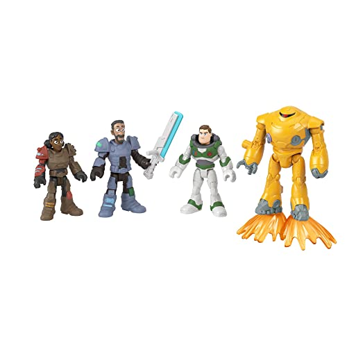 Fisher-Price Mattel Imaginext Lightyear Multipack Zap Patrol, Figuras de Juguete para niños +3 años