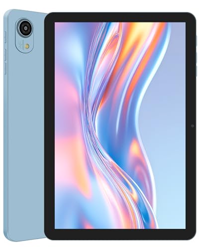 Haehne Tablette 10 Pouces Android, Double Caméras, WiFi, Bluetooth Blue