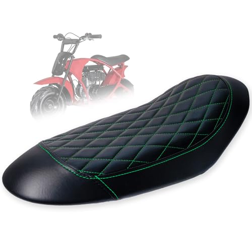 JMCHstore Green Diamond Stitch Retro Mini bike Seat for Coleman B100 Mini Bike Cushion Replacement parts