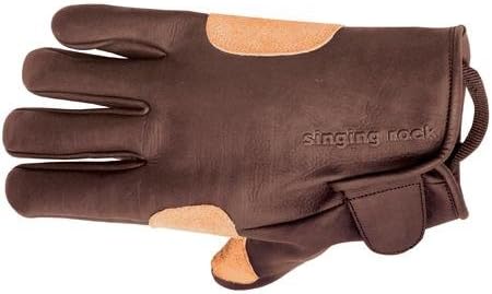 Singing Rock Grippy Leather Gloves Large/Full Finger