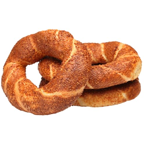 Gulluoglu Sesame Bagel (Simit), 8 pieces, daily fresh shipment from Istanbul/Turkey