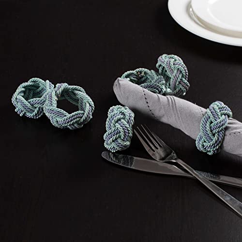 RIANGI Napkins Rings Set of 12 - Elegant Napkin Holder for Cloth Napkins for Dining Table | Boho Home Decor for Easter, Holiday, Christmas, Everyday Dinner Party by RIANGI - Image 4