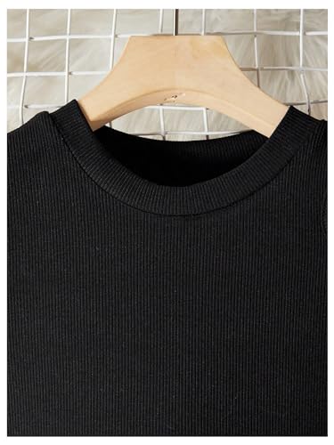 SweatyRocks Girl's Ombre Pleated Sleeveless Dress Cut Out A Line Crewneck Dresses with Belt3