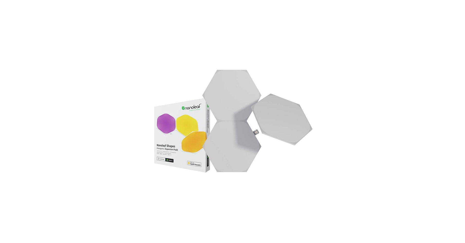 Nanoleaf Shapes LED Wall Lights, RGBW Smart Wall Panels with