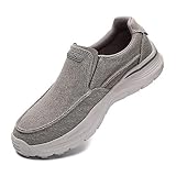 JAMONWU Mens Slip On Shoes Cloth Shoes Casual Loafers Walking Shoes Lightweight Outdoor Shoes (5 US,