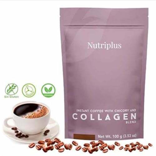 CAFE soluble ACHICORIA Y COLAGENO100 gr., Vegano, Aporta Vitalidad y Bienestar. Aoya sistema metabolico, Antioxidante.