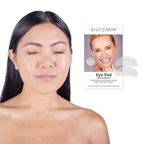 SilcSkin Silicone Eye Pads - Reusable Overnight Eye Patches, Medical-grade
