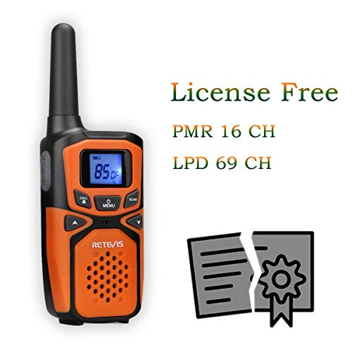 Retevis RA615 Walkie Talkie, PMR446 LPD Licentievrij, 85 Kanalen, VOX 10 Oproeptonen,LCD-Ccherm met… - Image 3