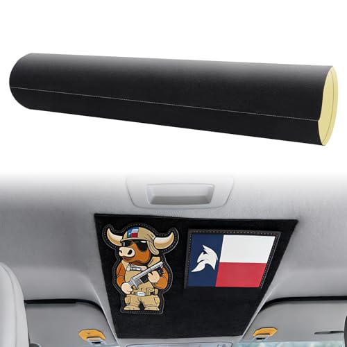 Norme 16 x 16 Black Wide Loop Sheet Adhesive Back for Shadow Boxes Display Boards Exhibit Booths for Home Office School Car and Crafting Organization (Loop Sheet Only)