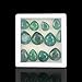 GEMHUB 140 Ct. Natural Green Emerald Gemstone, Pear Cut Green Emerald, Loose Green Emerald, Emerald Gemstone Lot for Jewelry 14 Pcs