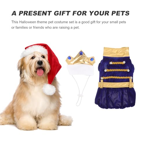 Disfraz para perro Beaupretty Halloween con sombrero miniatura 6