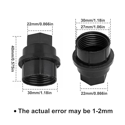 Image of SecosAutoparts 24pc Wheel Lug Nut Cap Covers, M27x2.0, Length 39.4mm, Fit for Chevy Fit for GMC Fit for Cadillac C1500 C2500 C3500# 15646250 Bolt Caps for Wheel Lug Nuts Full Size