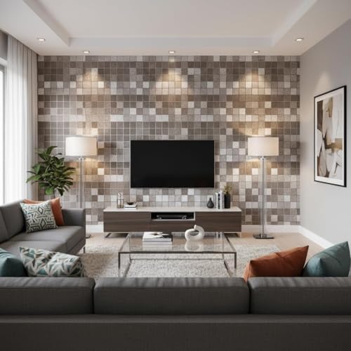 Image of VKR Peel and Stick Marble Wallpaper Roll | Waterproof Self Adhesive Vinyl Sheet for Kitchen Counter, Cupboards, Tabletop, Shelves & Home Furniture Decor (Brown, Pack of 1)