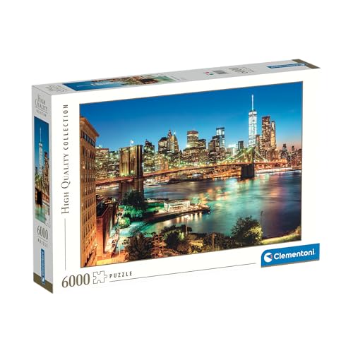 Clementoni – Puzzle 6000 Hqc Brooklyn Bridge Lights Clementoni.